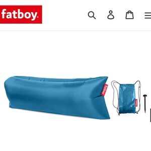 NIB Fatboy LAMZAC air sofa, sky blue